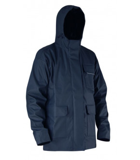 VESTE DE PLUIE PU ORAGE MARINE